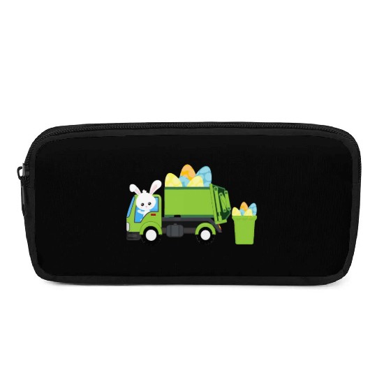 Garbage Truck Easter Bunny Egg Hunt Toddler Kids B Pencil Cases