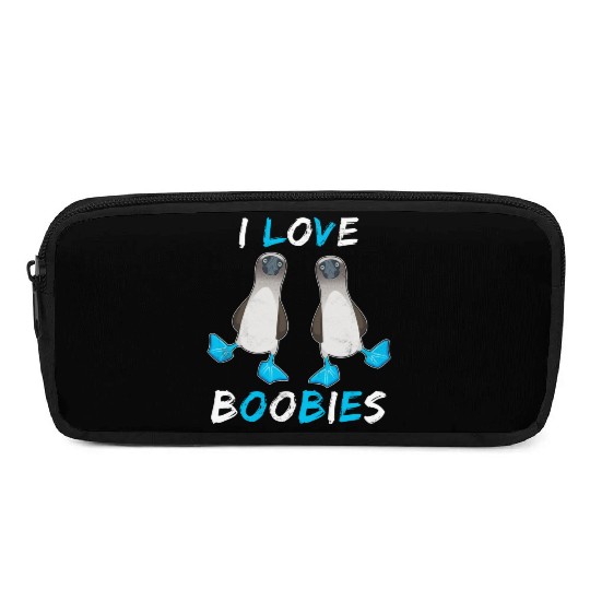 I Love Boobies Funny Booby Bird Pencil Cases