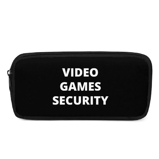 Video Games Security Funny Gamer Game Lover Pencil Cases