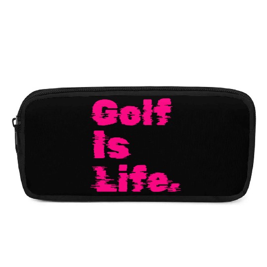 Golf Is Life, Hot Pink, Golfer, I Like Golf Pencil Cases