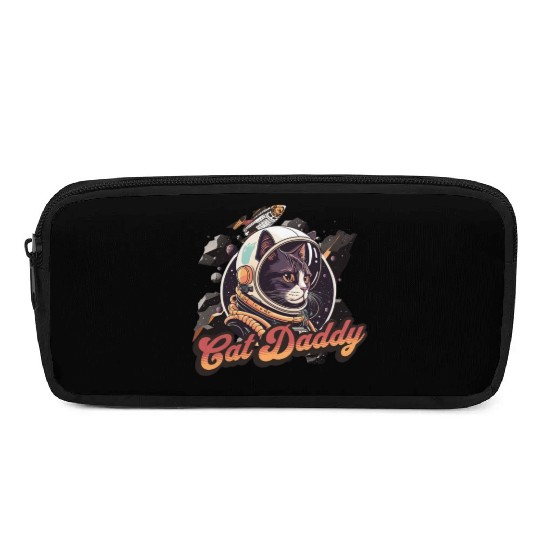 Astrocat Retro graphic Cat Daddy Vintage Eighties Pencil Cases