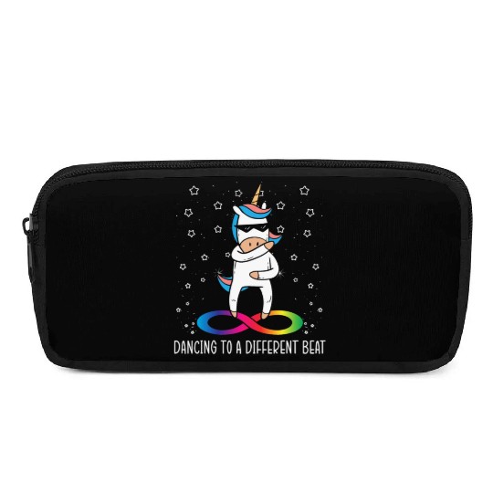 Dancing To A Different Beat Neurodiversity Unicorn Pencil Cases