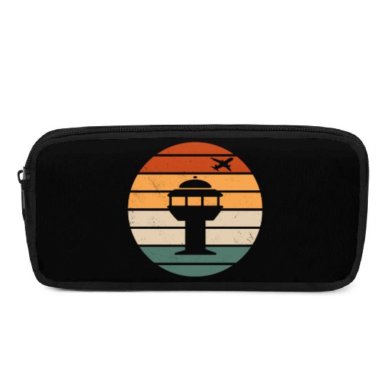Retro Air Traffic Control Tower Pencil Cases