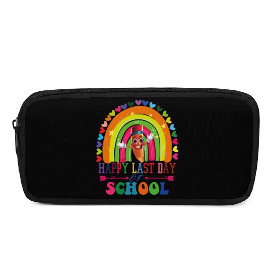 Groovy Happy Last Day of School Teacher Student Pencil Cases
