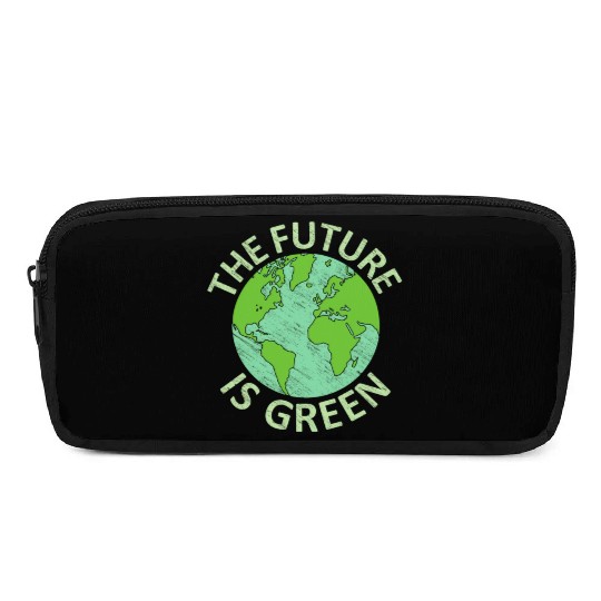 Earth Day 2022 Future Is Green Energy Save Pencil Cases