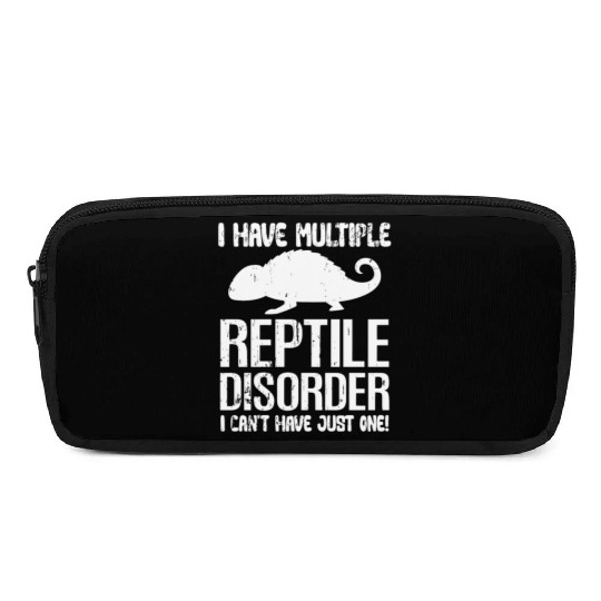 Funny Reptile Disorder Lizard Owner Animal Lover Pencil Cases