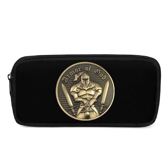 Armor of god christian knight Pencil Cases