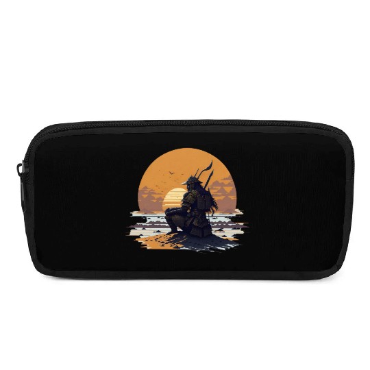 Samurai Sunrise Pencil Cases