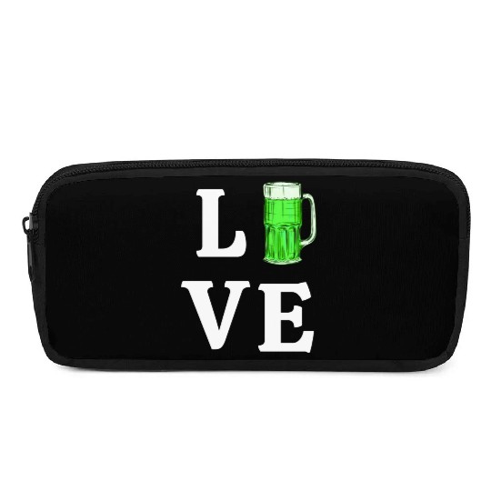 Love Green Beer Pencil Cases