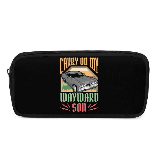 Carry On My Wayward Son Supernatural Pencil Cases