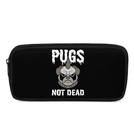 Cute Pug Animal Person Pencil Cases