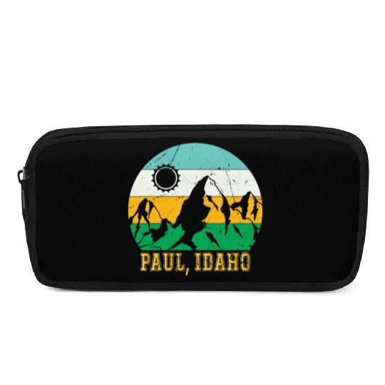 Idaho Mountain Hiking Souvenir Paul Mountain Trip Pencil Cases