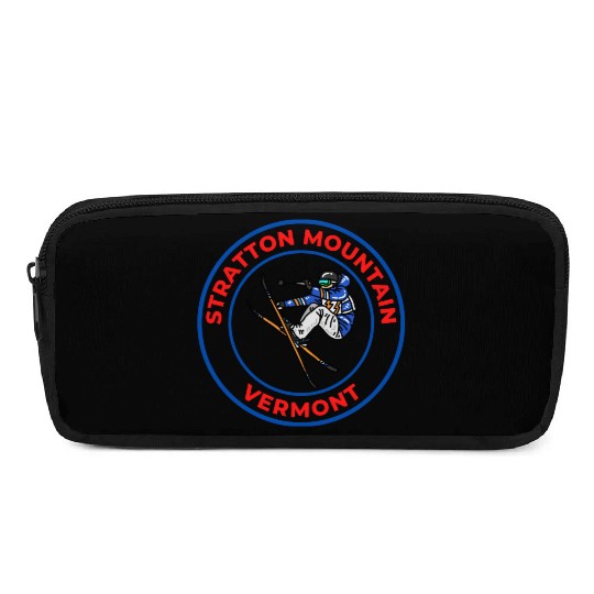 Retro Skiing Stratton Mountain Vermont Souvenir Pencil Cases