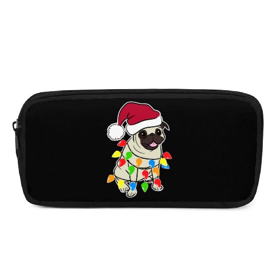 Pug Santa Pug Pencil Cases