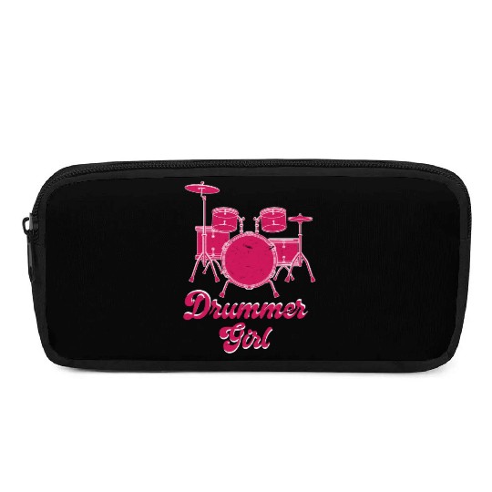 Drummer Girl | Drums Drummer Gift Pencil Cases