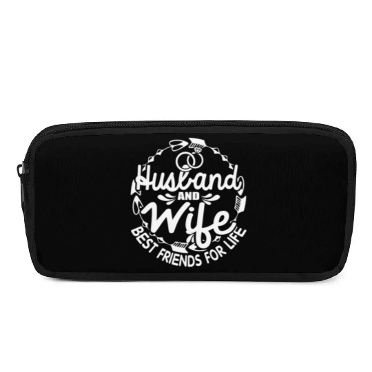 Husband Wife Best Friends For Life Pencil Cases