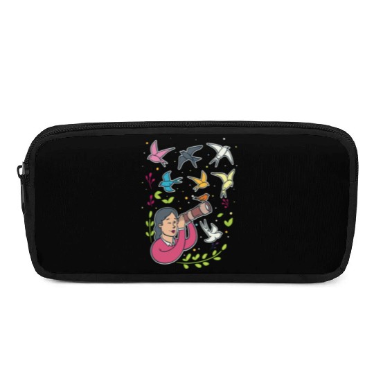 Bird Birdwatching Birdwatcher Pencil Cases