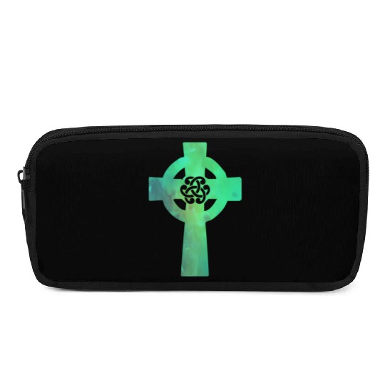 Irish Celtic Cross Knot St Patrick'S Day Christian Pencil Cases