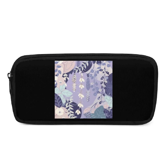Wisteria Pattern, Japanese Kimono Fabric Pattern Pencil Cases