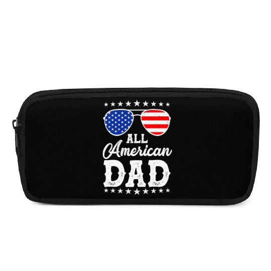 4th Of July Patriotic American Dad Us Pencil Cases