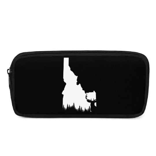 Hunter Elk Deer State Idaho Hunting Pencil Cases