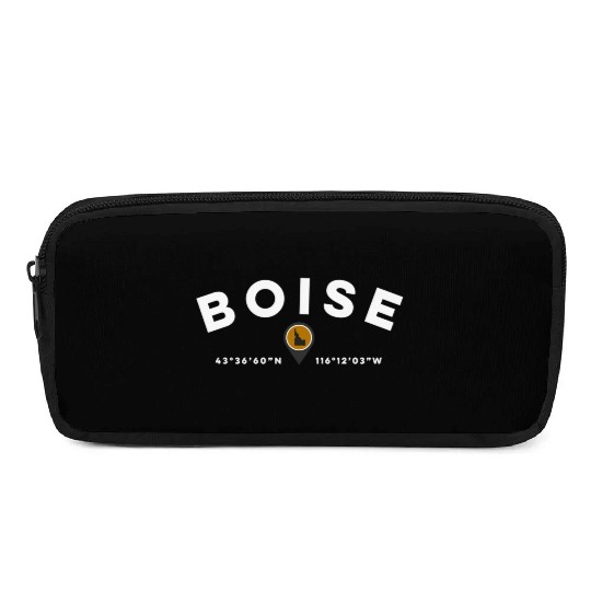 Boise Idaho Id Map Pencil Cases