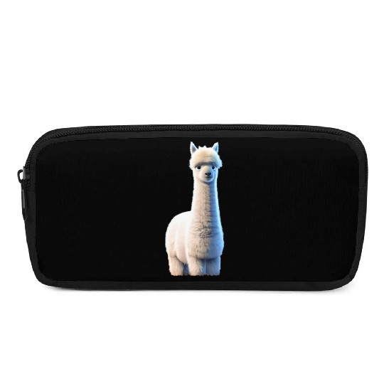 fluffy alpaca Pencil Cases