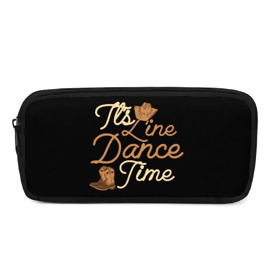 It's Line Dance Time Western Country Music Pencil Cases
