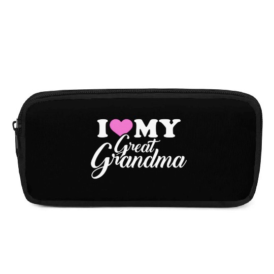 I Love My Great Grandma Pencil Cases