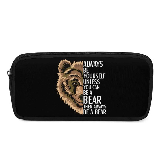 Bear Grizzly Wildlife Animal For Pencil Cases