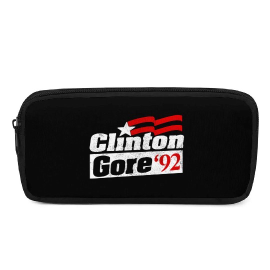 Clinton Gore Bill Clinton 92 Elect Pencil Cases