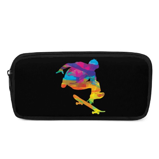 Psychedelic Skateboard Pencil Cases
