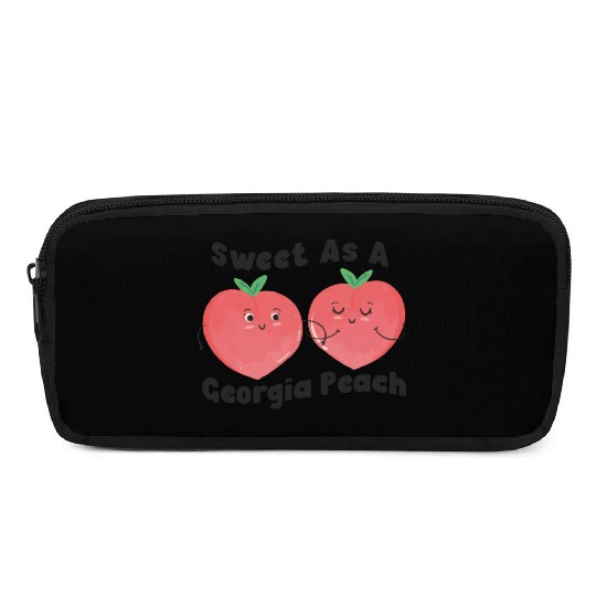 Sweet As A Georgia Peach Cute Funny Southern Pencil Cases