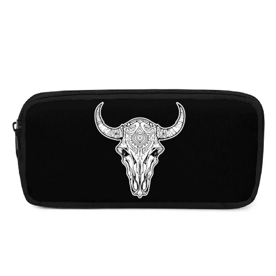 Cow Skull Boho Pencil Cases