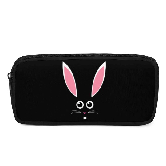 Easter Bunny Face Pencil Cases