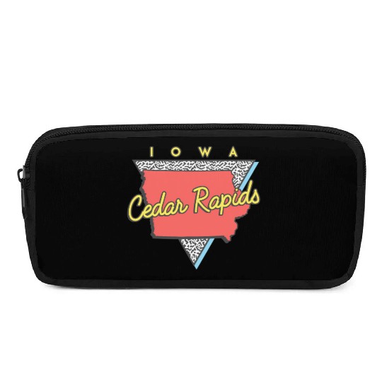 Cedar Rapids Iowa Triangle Ia City Pencil Cases