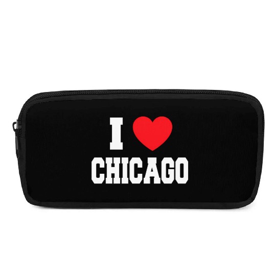 I Love Chicago Pencil Cases