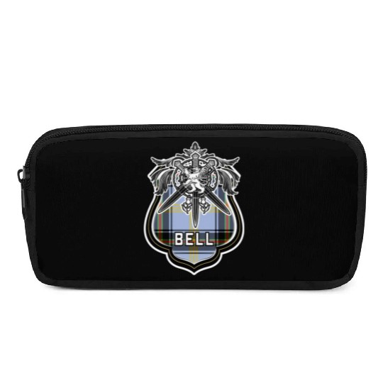 Bell Scottish Clan Family Tartan Lion Sword Name Pencil Cases