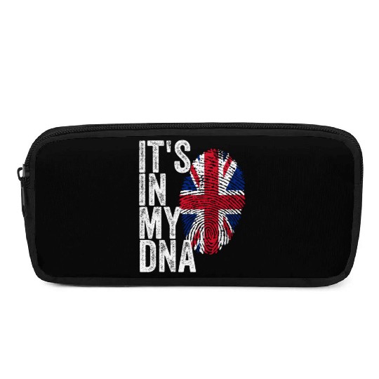 It'S In My Dna Uk Union Jack England Flag Eu Pencil Cases