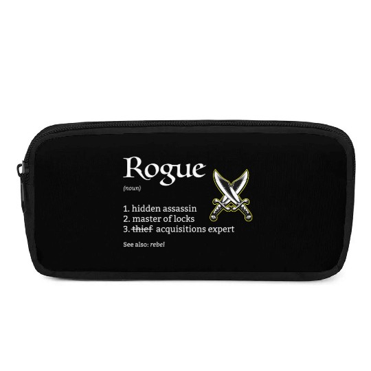 Rogue Class Definition Dungeons And Rpg Dragons Pencil Cases