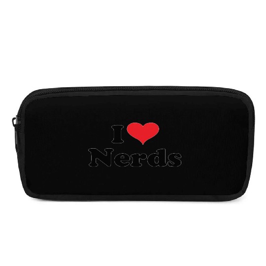 Cute I Love Nerds Pencil Cases