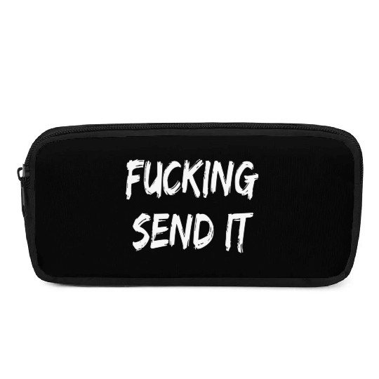 Fucking Send It Snowmobile Dirt Bike Fan Pencil Cases