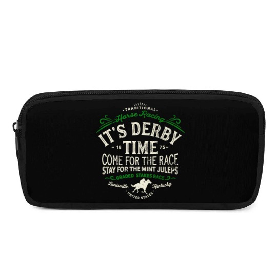 Derby Time Louisville Kentucky Horse Racing Pencil Cases