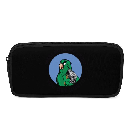 Bird Cartoon Birdwatching Bird Owner Pencil Cases