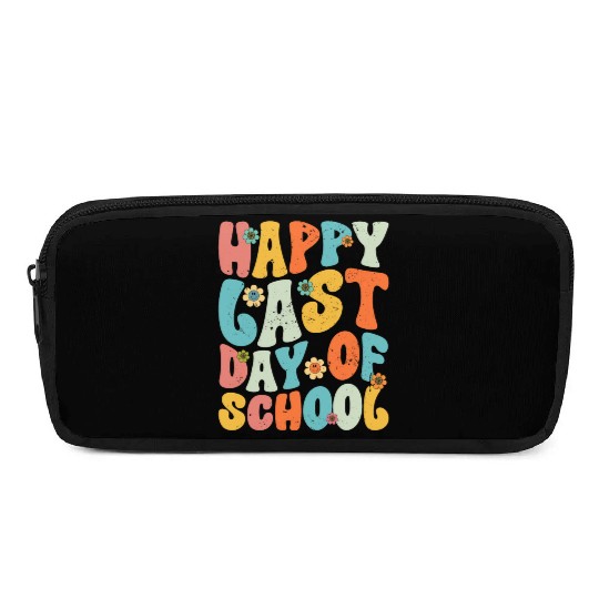 Groovy Happy Last Day of School Teacher Student Pencil Cases