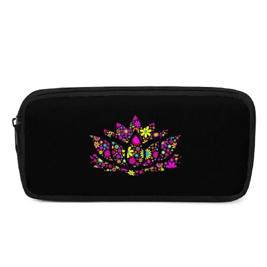 Lotus silhouette Pencil Cases
