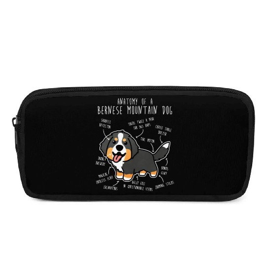 Bernese Mountain Dog Anatomy Pencil Cases