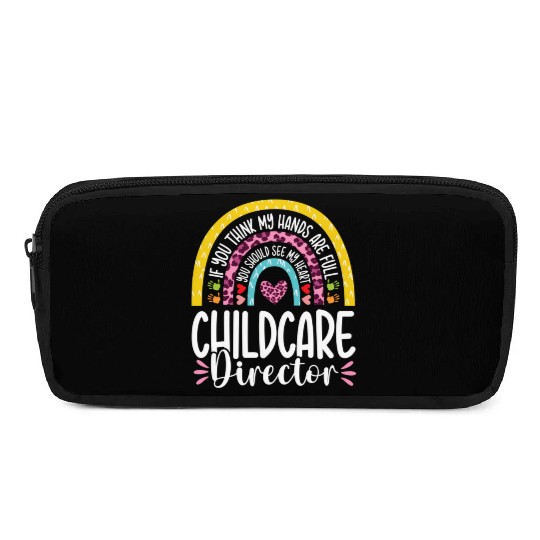 Heart Childcare Director Daycare Teacher Pencil Cases