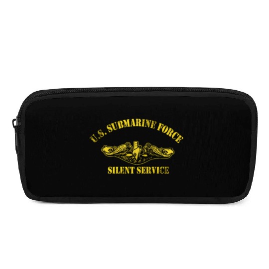 Us Submarine Force Silent Service Veteran Submarin Pencil Cases