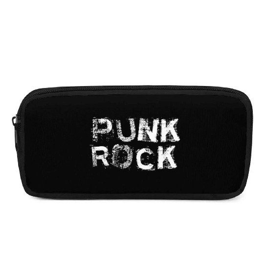 PUNK ROCK Text Pencil Cases